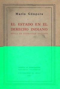 cover of the book El estado en el derecho indiano