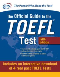 cover of the book The Official Guide to the TOEFL Test with DVD-ROM, Fifth Edition