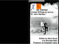 cover of the book Parietal Games: Critical Writings by & on M. John Harrison