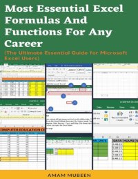 cover of the book Most Essential Excel Formulas and Functions for Any Career: VLOOKUP, Excel Formulas and Functions