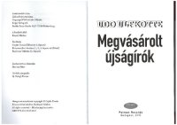 cover of the book Megvásárolt újságírók