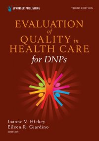 cover of the book Evaluation of Quality in Health Care for DNPs, Third Edition