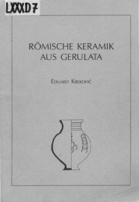 cover of the book Römische Keramik aus Gerulata