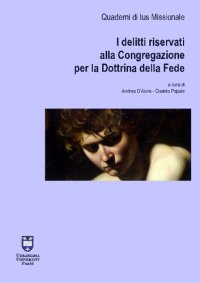 cover of the book I delitti riservati alla Congregazione per la dottrina della fede