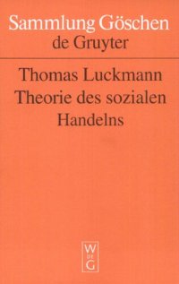 cover of the book Theorie des sozialen Handelns