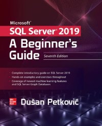 cover of the book Microsoft SQL Server 2019: A Beginner's Guide, Seventh Edition