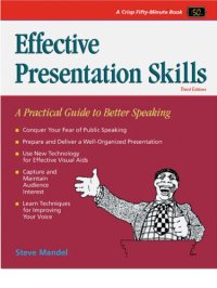 cover of the book Effective Presentation Skills : A Practical Guide for Better Speaking