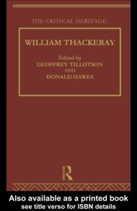 cover of the book William Thackeray: The Critical Heritage