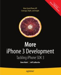 cover of the book More iPhone 3 Development: Tackling iPhone SDK 3 (Beginning)