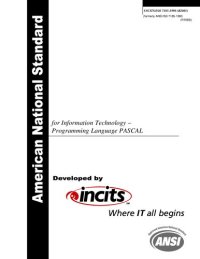 cover of the book ANSI/IS0 7185-l990 American National Standard for Information Technology - Programming Language PASCAL