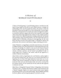 cover of the book A History of World Egyptology