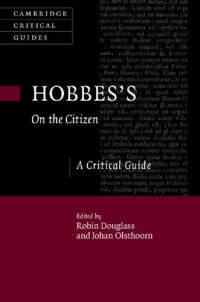 cover of the book Hobbes's On the Citizen: A Critical Guide