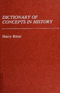 cover of the book Dictionary of concepts in history