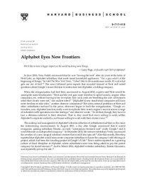 cover of the book Alphabet Eyes New Frontiers