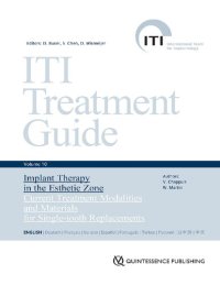 cover of the book ITI Treatment Guide, Volume 10, Implant Therapy in the Esthetic Zone, Current Treatment Modalities and Materials for Single-tooth Replacements