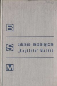 cover of the book Założenia metodologiczne "Kapitału" Marksa