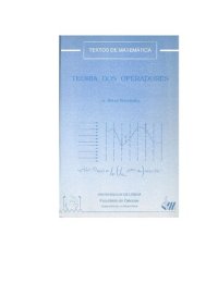 cover of the book Teoria dos operadores