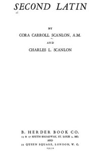 cover of the book Second Latin