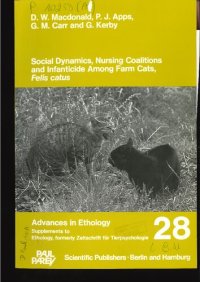 cover of the book Social dynamics, nursing coalitions and infanticide among farm cats, Felis catus