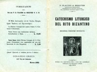 cover of the book Catechismo liturgico del Rito bizantino