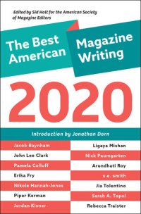 cover of the book The Best American Magazine Writing 2020