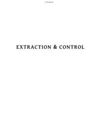 cover of the book Extraction & Control: Studies in Honor of Matthew W. Stolper