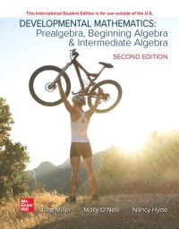 cover of the book Developmental Mathematics: Prealgebra, Beginning Algebra, & Intermediate Algebra