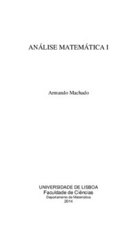 cover of the book Análise Matemática I