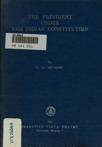 cover of the book The President under the Indian Constitution