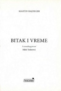 cover of the book Bitak i vreme