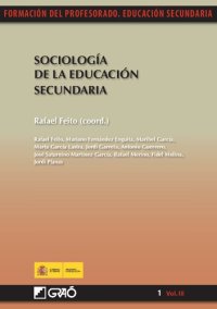 cover of the book Sociología de la educación secundaria (Formación del Profesorado. Máster Secundaria)