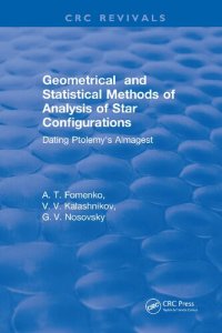 cover of the book Geometrical and Statistical Methods of Analysis of Star Configurations Dating Ptolemy's Almagest