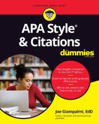 cover of the book APA Style & Citations for Dummies