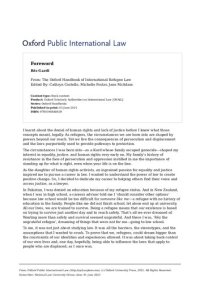 cover of the book The Oxford Handbook of International Refugee Law