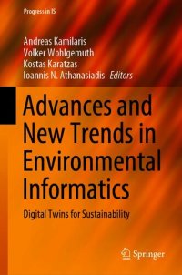 cover of the book Advances and new trends in environmental informatics : digital twins for sustainability