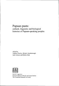 cover of the book Papuan Pasts: Cultural, Linguistic and Biological Histories of Papuan-speaking Peoples