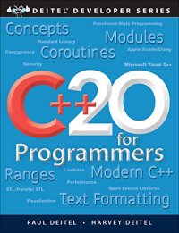 cover of the book C++20 for Programmers (Deitel Developer Series)