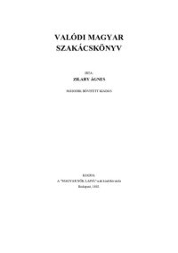 cover of the book Valódi magyar szakácskönyv