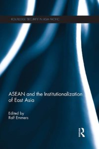 cover of the book ASEAN and the Institutionalization of East Asia