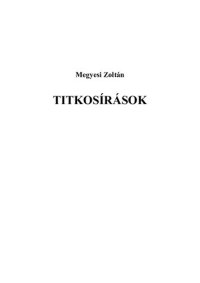 cover of the book Titkosírások