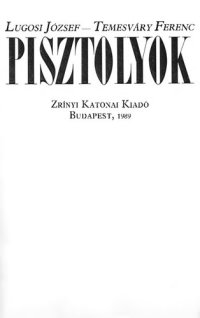 cover of the book Pisztolyok