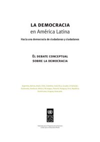 cover of the book La Democracia En América Latina