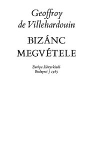 cover of the book Bizánc megvétele