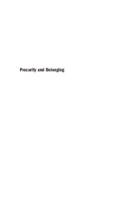 cover of the book Precarity and Belonging: Labor, Migration, and Noncitizenship