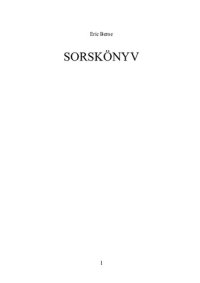 cover of the book Sorskönyv