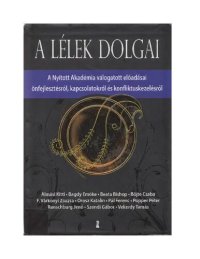 cover of the book A lélek dolgai