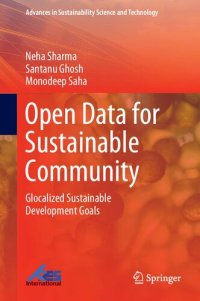 cover of the book Open data for sustainable community : glocalized sustainable development goals