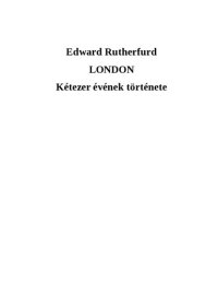 cover of the book London kétezer évének története