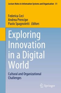 cover of the book Exploring Innovation in a Digital World: Cultural and Organizational Challenges