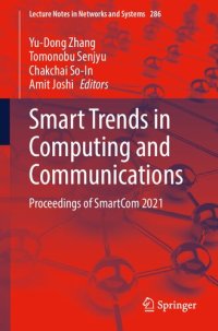 cover of the book Smart Trends in Computing and Communications: Proceedings of SmartCom 2021